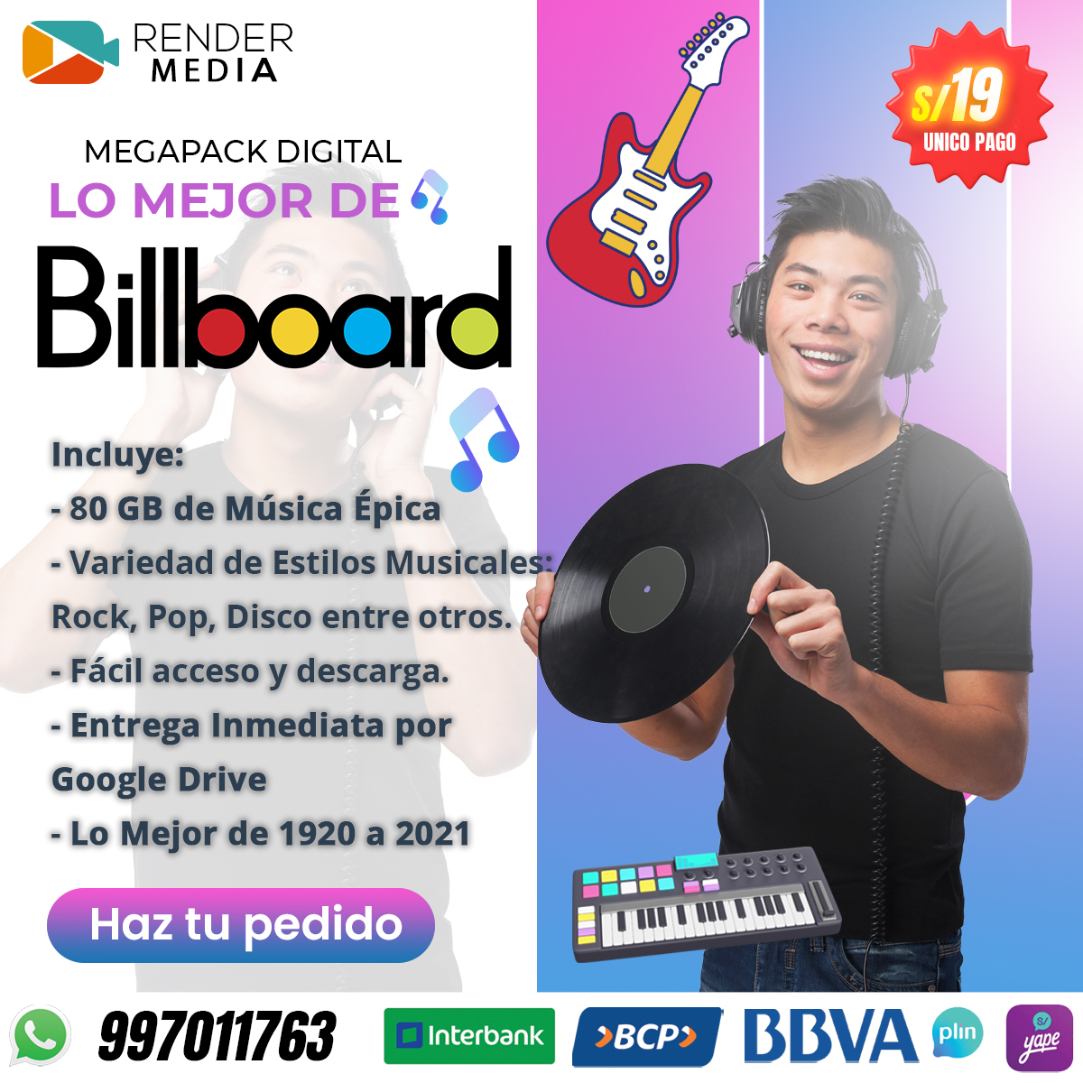 Billboard Hot 100 Collection – Los Mejores Éxitos (1920-2024)