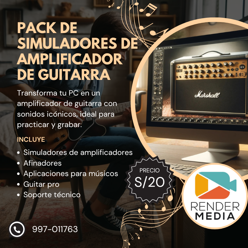 Ultimate Guitar Amp Simulator Pack – Convierte tu PC en un Amplificador Profesional
