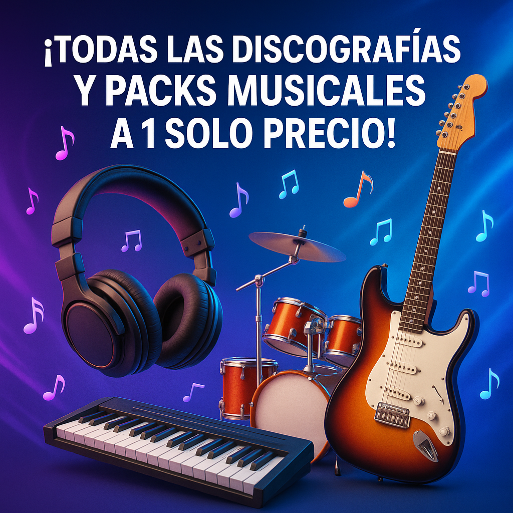 ¡Toda la Música que Amas en un Solo Pack Digital!
