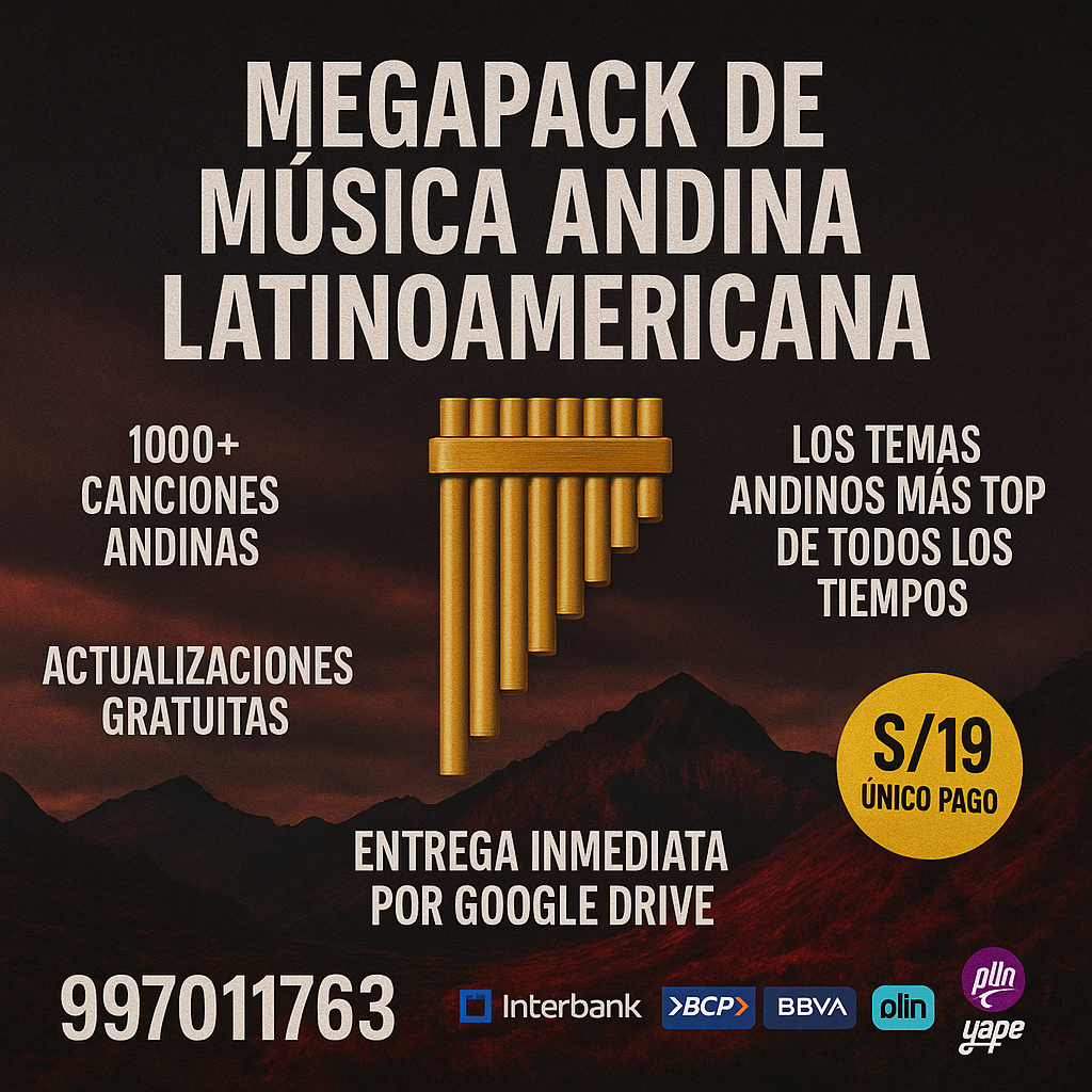 Megapack de Música Andina Latinoamericana